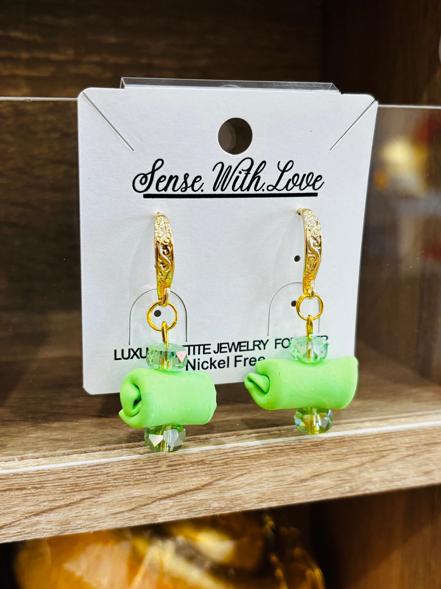 Kueh Dadar Earrings