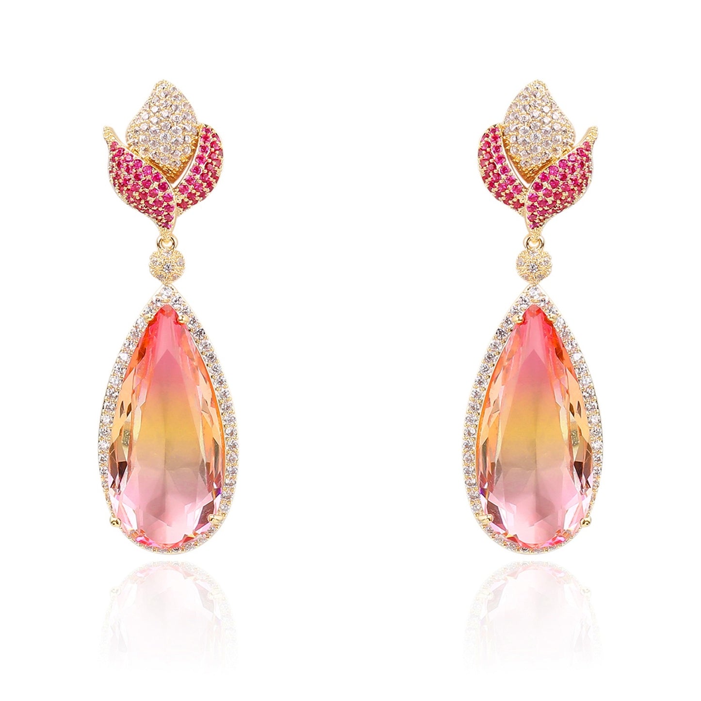 Lotus Glitter ( Red Dangle)