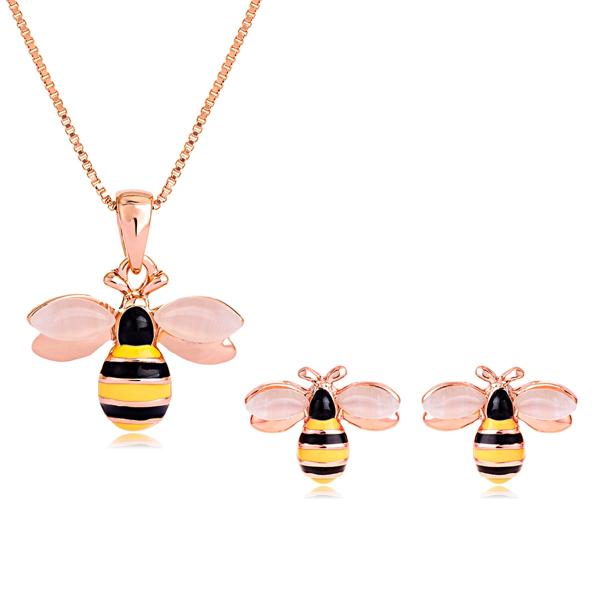 Buzzy Bee Set (Rose Gold)