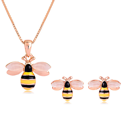 Buzzy Bee Set (Rose Gold)